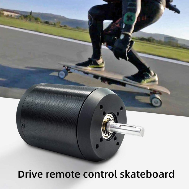 Flipsky BLDC Belt Motor with Pulley 10mm Shaft 6384 190KV 4000W for Electric Skateboard Blushless DC Motor for Electric Bike Sensered Motor for SK8 - Image 3